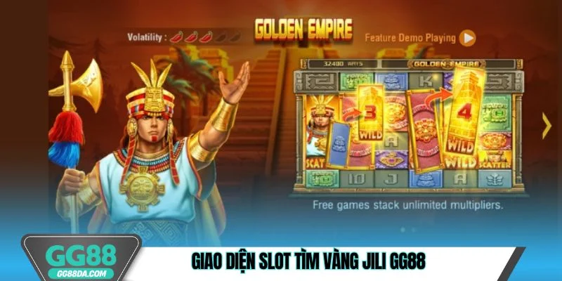 Giao diện slot Tìm Vàng JiLi GG88 